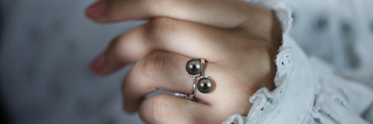 Unveiling the Allure: Black Pearl Engagement Rings and Wedding Bands for Your Special Day