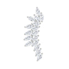 Rosec Jewels-Marquise Moissanite Cluster Crawler Earring in Gold