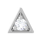 Rosec Jewels-Real Diamond Minimal Gold Triangle Nose Stud