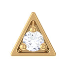 Rosec Jewels-Real Diamond Minimal Gold Triangle Nose Stud