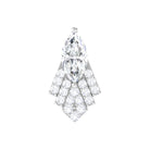 Rosec Jewels-Marquise Moissanite Gothic Earring for Cartilage Piercing