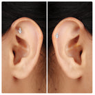 Rosec Jewels-Genuine Diamond Gold Quirky Cartilage Earring