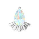 Rosec Jewels-Pear Shaped Ethiopian Opal Unique Cartilage Earring