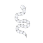 Rosec Jewels-Natural Diamond Snake Earring for Cartilage Piercing