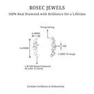 Rosec Jewels-Unique Diamond Star Crawler Helix Earring