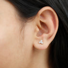 Rosec Jewels-Dainty Diamond Trio Earring for Helix Piercing