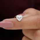 Rosec Jewels-Cute Diamond Love Heart Earring for Helix Piercing