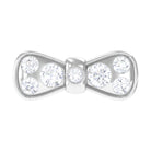 Rosec Jewels-Natural Diamond Bow Cartilage Piercing Earring