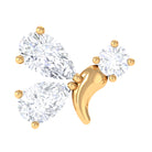 Rosec Jewels-Genuine Diamond Butterfly Earring for Cartilage Piercing