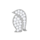 Rosec Jewels-Certified Moissanite Penguin Cartilage Earring