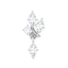 Rosec Jewels-Marquise Moissanite Gold Cartilage Dangle Earring