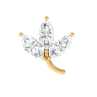 Rosec Jewels-Marquise Moissanite Leaf Cartilage Earring