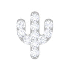 Rosec Jewels-Moissanite Gold Cactus Cartilage Earring