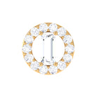 Rosec Jewels-Certified Moissanite Circle Helix Earring in Gold