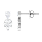 3/4 CT Marquise and Pear Cut Diamond Stud Drop Earrings Diamond - ( HI-SI ) - Color and Clarity - Rosec Jewels