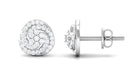 Rosec Jewels-Natural Diamond Swirl Stud Earrings with Screw Back