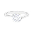 Rosec Jewels-1.50 CT Moissanite Solitaire Ring in 4 Prong Twist Setting