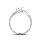 Rosec Jewels-1.50 CT Moissanite Solitaire Ring in 4 Prong Twist Setting