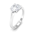 Rosec Jewels-1.50 CT Moissanite Solitaire Ring in 4 Prong Twist Setting