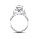 Rosec Jewels-Certified Moissanite Spiral Shank Engagement Ring