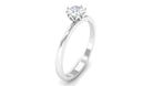 Rosec Jewels-0.50 CT Real Diamond Solitaire Promise Ring