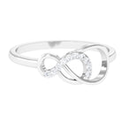 Rosec Jewels-Natural Diamond Interlock Infinity Ring