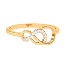 Rosec Jewels-Natural Diamond Interlock Infinity Ring