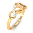 Rosec Jewels-Natural Diamond Interlock Infinity Ring