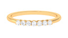 Rosec Jewels-Certified Natural Diamond 7 Stone Stackable Ring