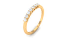 Rosec Jewels-Certified Natural Diamond 7 Stone Stackable Ring