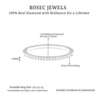 Rosec Jewels-Natural Diamond Minimal Stackable Band Ring