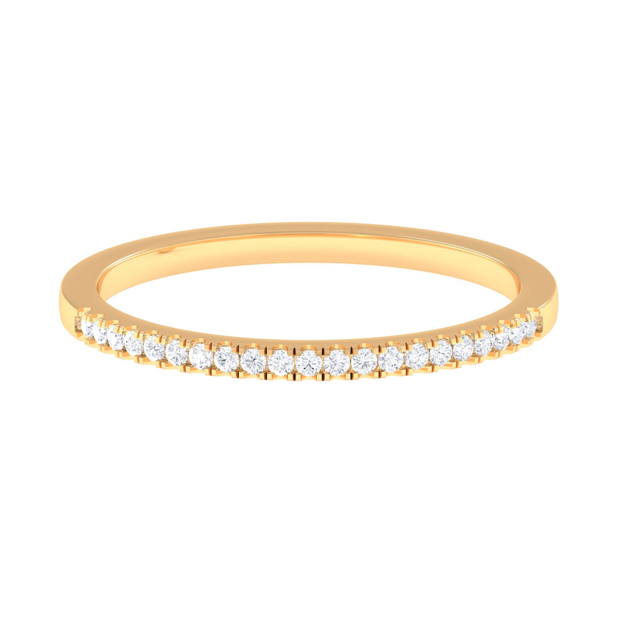 Rosec Jewels-Natural Diamond Minimal Stackable Band Ring