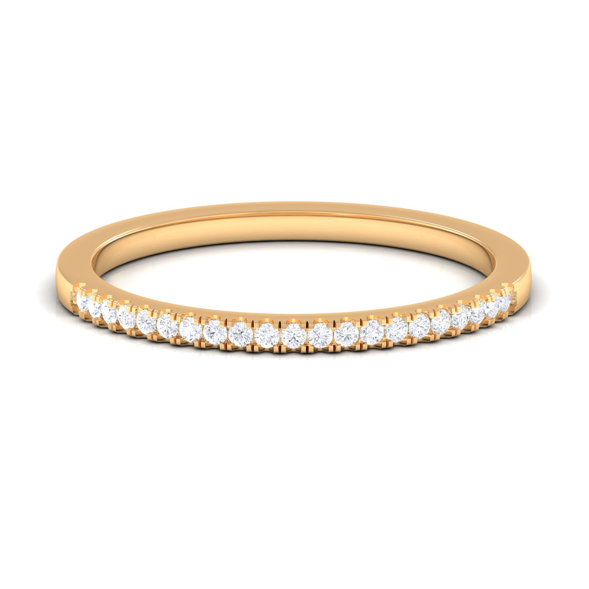 Rosec Jewels-Natural Diamond Minimal Stackable Band Ring