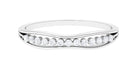 Rosec Jewels-Natural Diamond Half Eternity Minimal Stackable Ring