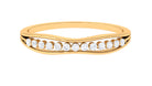 Rosec Jewels-Natural Diamond Half Eternity Minimal Stackable Ring