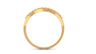 Rosec Jewels-Natural Diamond Half Eternity Minimal Stackable Ring