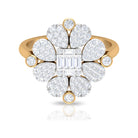 Rosec Jewels-Illusion Set Diamond Statement Engagement Ring