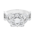 Rosec Jewels-Art Deco Style Diamond Engagement Ring