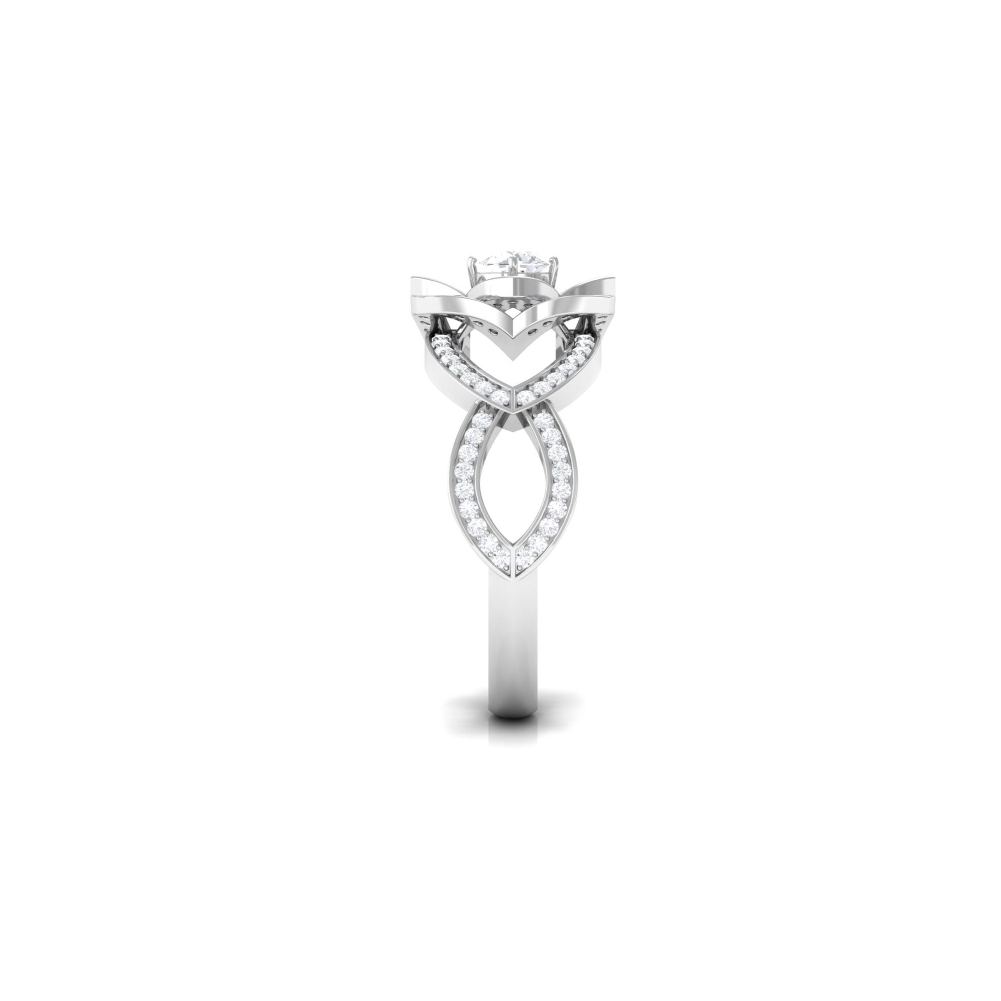 Rosec Jewels-Art Deco Style Diamond Engagement Ring