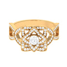 Rosec Jewels-Art Deco Style Diamond Engagement Ring