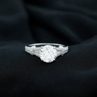 Rosec Jewels-3 CT Simulated Diamond Solitaire Engagement Ring with Split Shank