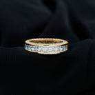 Rosec Jewels-Princess Cut Zircon Full Eternity Band Ring