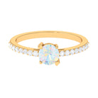 Rosec Jewels-Certified Ethiopian Opal Solitaire Promise Ring with Diamond