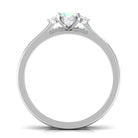 Rosec Jewels-Natural Ethiopian Opal Solitaire Ring Set with Diamond