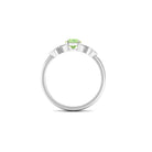 Rosec Jewels-Real Green Sapphire and Diamond Criss Cross Promise Ring