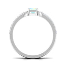 Rosec Jewels-Ethiopian Opal and Diamond Solitaire Ring Set