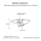 Rosec Jewels-Two Stone Diamond Bypass Promise Ring