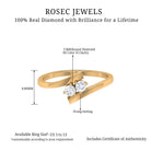 Rosec Jewels-Two Stone Diamond Bypass Promise Ring