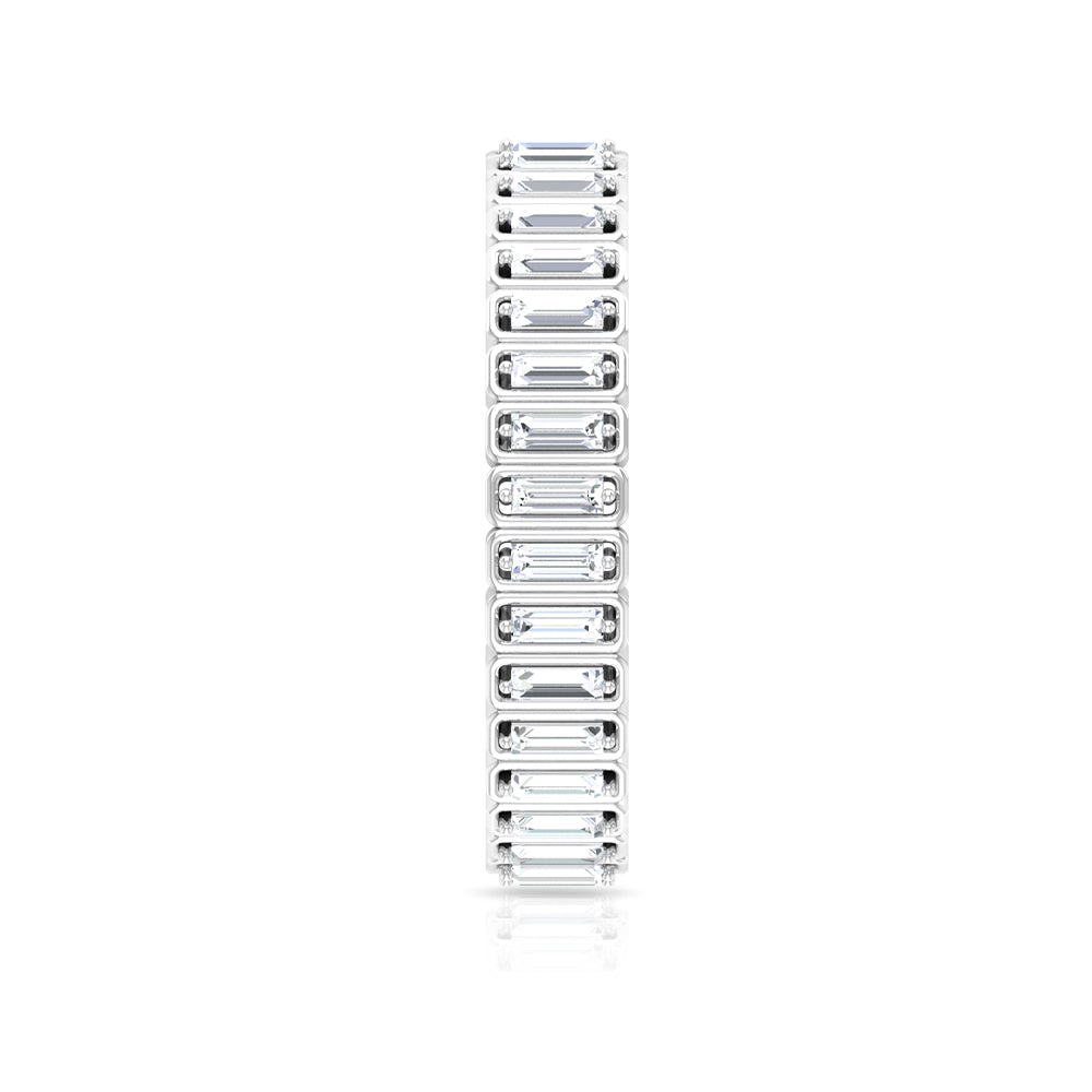 Rosec Jewels-Baguette Cut Diamond Eternity Designer Ring