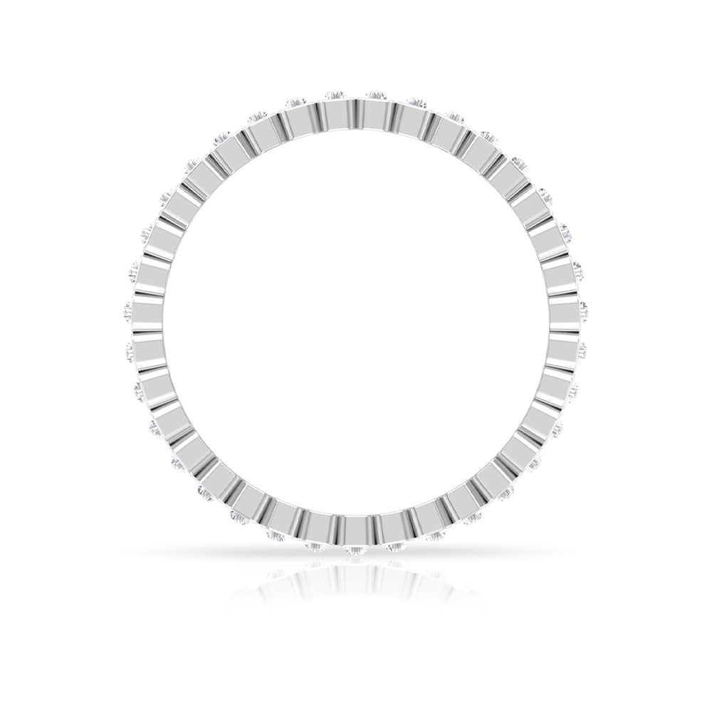 Rosec Jewels-Baguette Cut Diamond Eternity Designer Ring